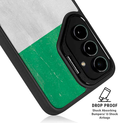 Ireland Flag Distressed Galaxy S24 FE Kickstand Case
